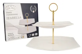 patera-biala-porcelanowa-2-poziomowa-festa-italia-26-cm