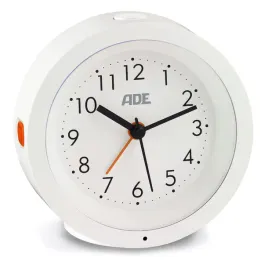 zegar-budzik-ade-bialy-4cm