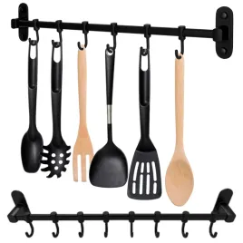 drazek-z-haczykami-mensen-czarny-50-cm-8-miejsc