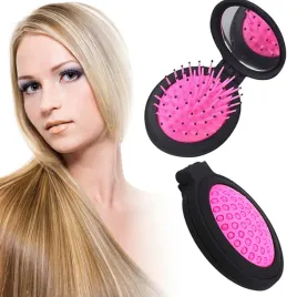 skladana-szczotka-do-wlosow-lusterkiem-lustrem-turystyczna-podreczna