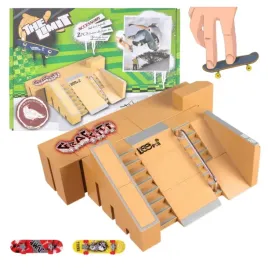 zestaw-fingerboard-rampa-zabawka-dla-dzieci-skatepark-2-deskorolki