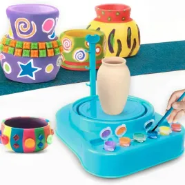 kolo-garncarskie-dla-dzieci-duzy-zestaw-glina-farby-akcesoria-diy-zabawki