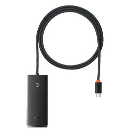 lite-series-przejsciowka-hub-usb-c-4x-usb-3-0-1m-czarny