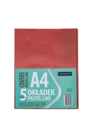okladka-okladki-format-a4-pastel-line-nieregulowana-opakowanie-5-sztuk