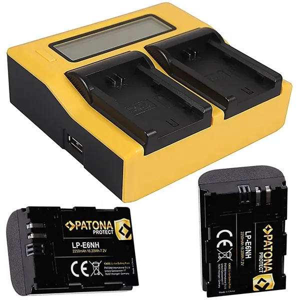 2x-akumulator-patona-protect-lp-e6n-ladowarka