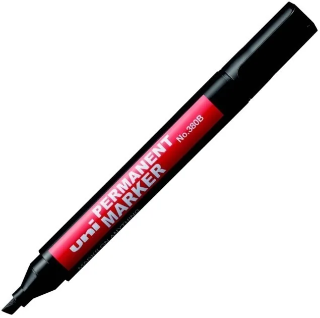 marker-permanentny-uni-no-380b-czarny-sciety