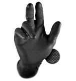 rekawiczki-nitrylowe-grippaz-246-black-m-stan-nowy