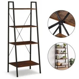 loftowy-wielofunkcyjny-4-poziomowy-regal-czarny-60-x-35-x-147cm