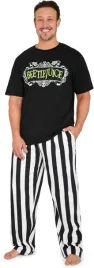 pizama-meska-beetlejuice-komplet-krotki-rekaw-dlugie-spodnie-klasyczna-l