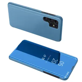 etui-pokrowiec-do-samsung-s24-z-klapka-clear-view-case-niebieskie