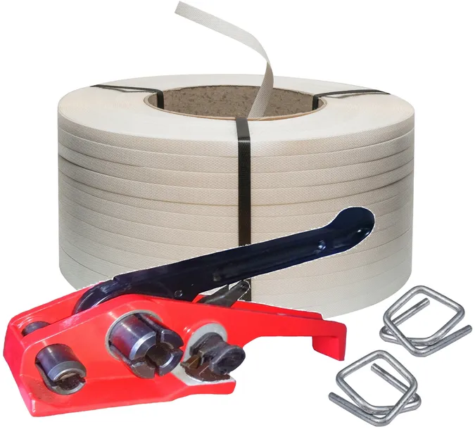 16mm TAŚMA PP BANDOWNICA do spinania palet ZESTAW