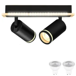 lampa-sufitowa-2-x-gu10-reflektor-obrotowy-bialy-cieply