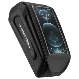 torba-rowerowa-na-rame-z-pokrowcem-na-telefon-wodoodporna-czarna