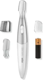 braun-fg1106-precyzyjny-trymer-mini-do-brwi-bialo-srebrny-z-nasadka-5mm