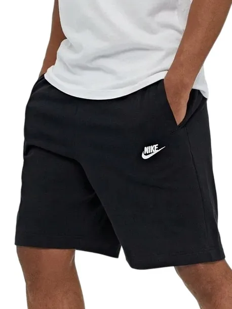 Spodenki męskie sportowe przed kolano Nike Club czarne BV2772-010 r. M