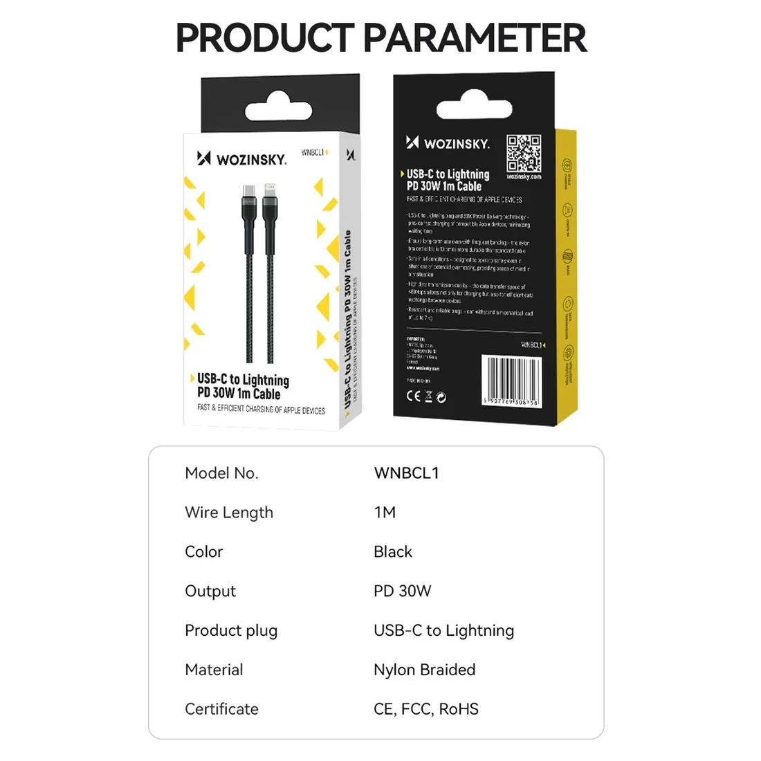 kabel-przewod-do-iphone-usb-c-lightning-pd-30w-1m-czarny