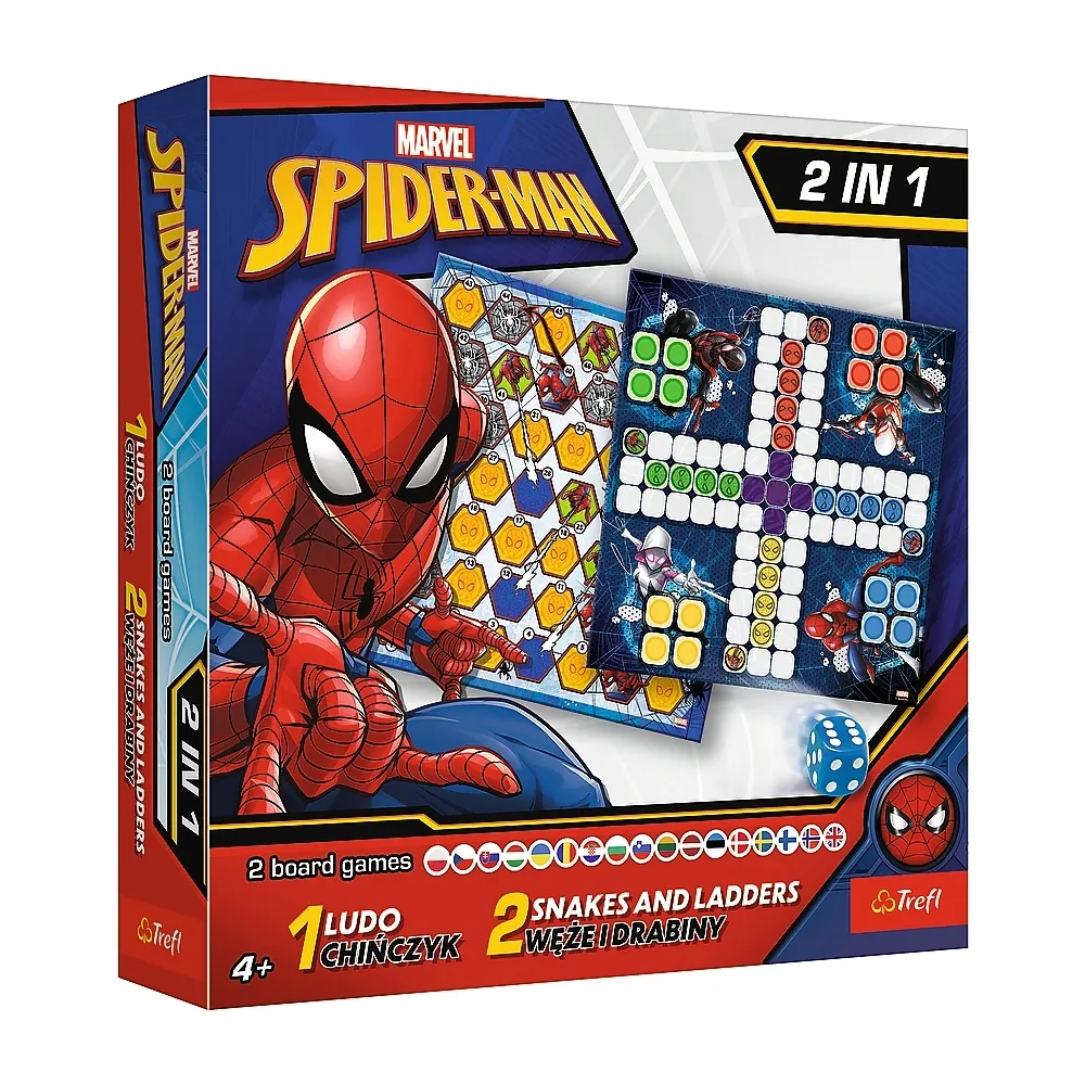 gra-trefl-2w1-chinczyk-weze-i-drabiny-spider-man