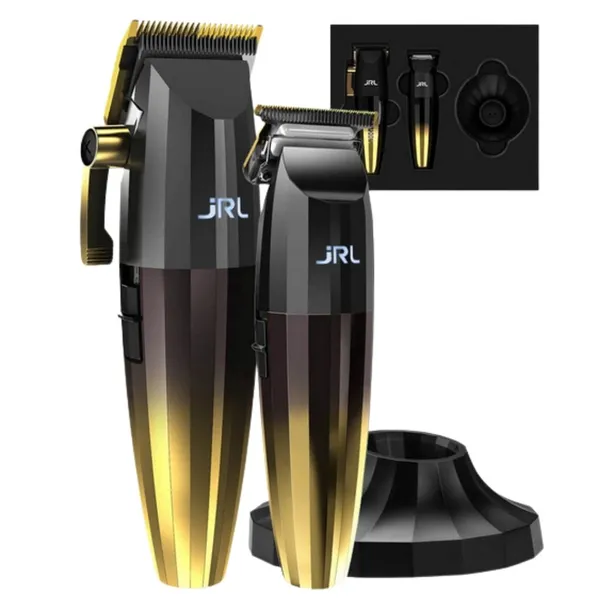 ZESTAW JRL- MASZYNKA DO WŁOSÓW JRL 2020C GOLD + TRYMER JRL 2020T GOLD + AKC