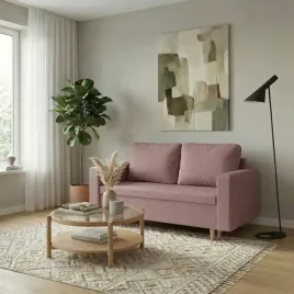 sofa-kanapa-2-os-z-funkcja-spania-ken-rozowa