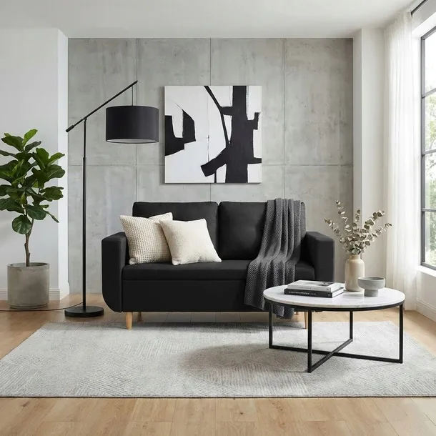 Sofa kanapa 2 os z funkcją spania DORO grafit