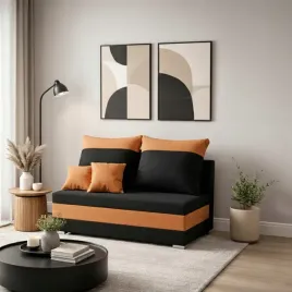 sofa-kanapa-2-os-z-funkcja-spania-gustav-czarny-pomaranczowy