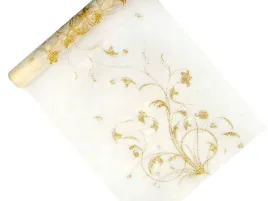 organza-kremowa-z-nadrukiem-zloty-brokat-slub-wesele-komunia-ihs-036-x-9m