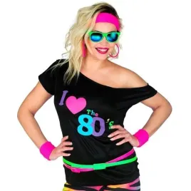 koszulka-kocham-lata-80-disco-czarna-i-love-s-m