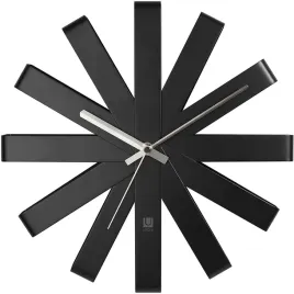 zegar-scienny-umbra-czarny-30cm