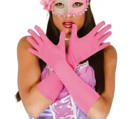 rekawiczki-jasne-rozowe-retro-damskie-lady-45-cm