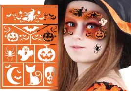 szablon-do-makijazu-makijazy-make-up-halloween-wiedzma-pomaranczowy-dynie