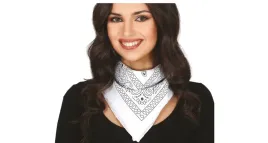 bandana-kowbojska-biala-chusta-chustka-kowboja-kowbojki-karnawal-impreza