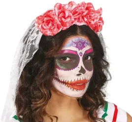 opaska-na-glowe-z-welonem-los-muertos-dzien-zmarlych-halloween
