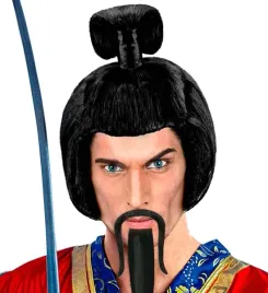 peruka-samuraj-samuraja-czarna-kok-koczek