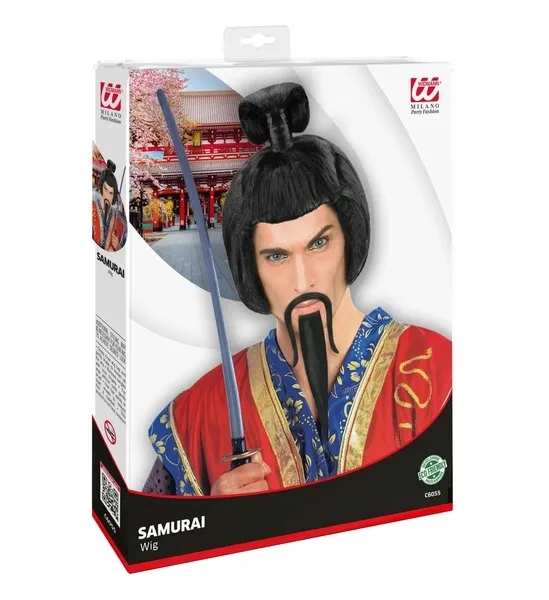peruka-samuraj-samuraja-czarna-kok-koczek