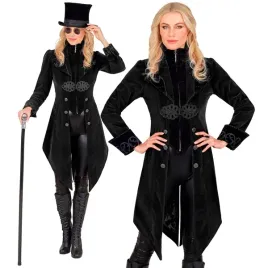 stroj-plaszcz-damski-czarny-gotycki-steampunk-karnawal-halloween-s