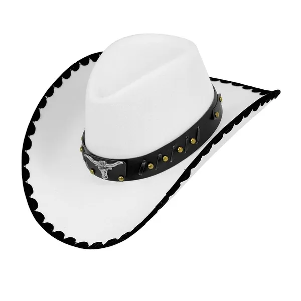 cappello-cowboy-toro-feltro-bianco