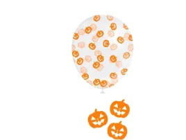 balony-lateksowe-przezroczyste-konfetti-pomaranczowe-dynie-halloween-10-szt