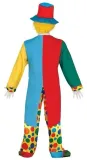 stroj-klaun-klauna-clown-w-groszki-z-kwiatkiem-xl-stan-nowy