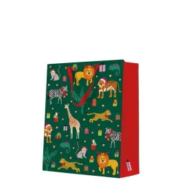 torba-prezentowa-swiateczne-zwierzeta-zielona-26x33x13-cm-boze-narodzenie