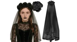opaska-z-rozami-welon-pogrzebowy-toczek-halloween-panna-mloda-czarna-czarny