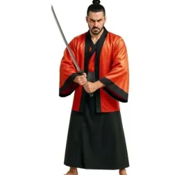 stroj-meski-kimono-czerwone-wojownik-japonski-przebranie-karnawal-l