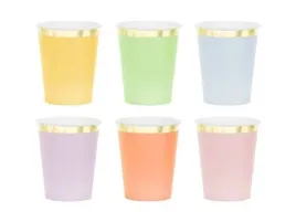 mix-kubeczkow-papierowych-220-ml-zlote-brzegi-kubki-do-napoi-pastelowe