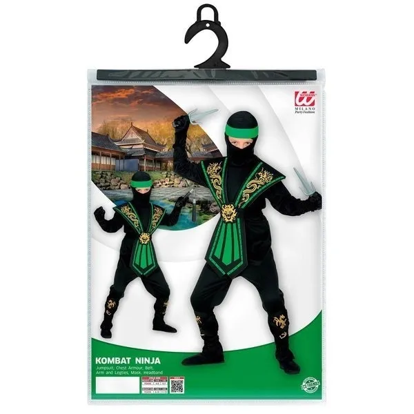 stroj-kombat-ninja-zielony-karnawal-bal-104-marka-widmann