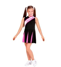 stroj-cheerleaderka-mala-rozowo-czarna-bal-164