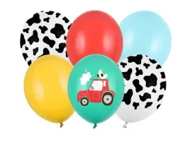 balony-lateksowe-farma-traktor-mix-30-cm-6-szt