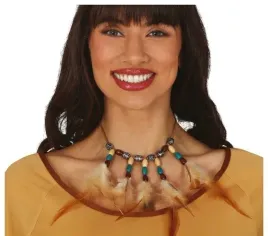 naszyjnik-choker-indianki-indianski-piora-karnawal