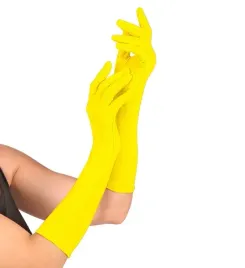 rekawiczki-neonowe-zolte-40-cm-lata-80