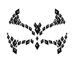 krysztalki-na-twarz-czarne-nietoperz-halloween-makijaz-make-up