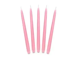swieca-stozkowa-matowa-jasny-roz-10-szt-24-cm