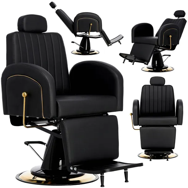 Fotel fryzjerski barberski hydrauliczny do salonu fryzjerskiego Landon